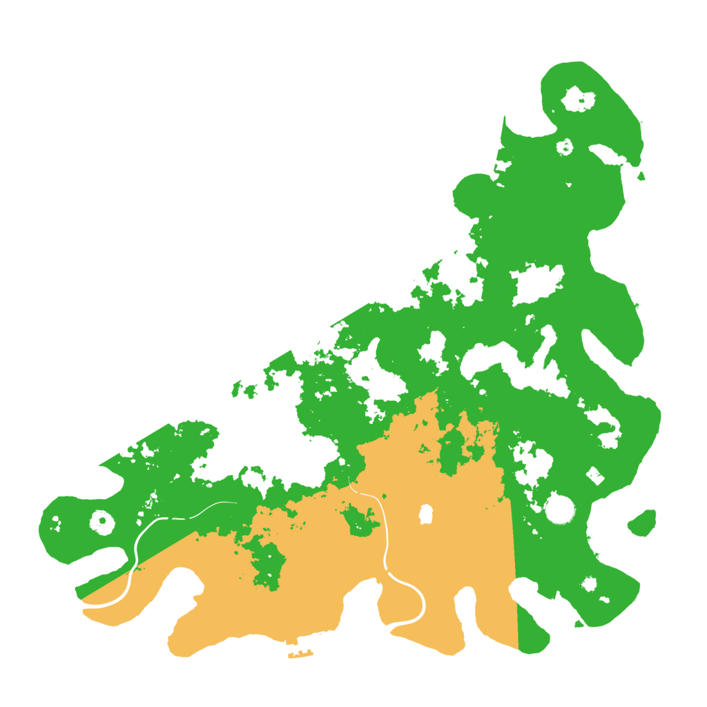 Biome Rust Map: Procedural Map, Size: 4300, Seed: 46721999