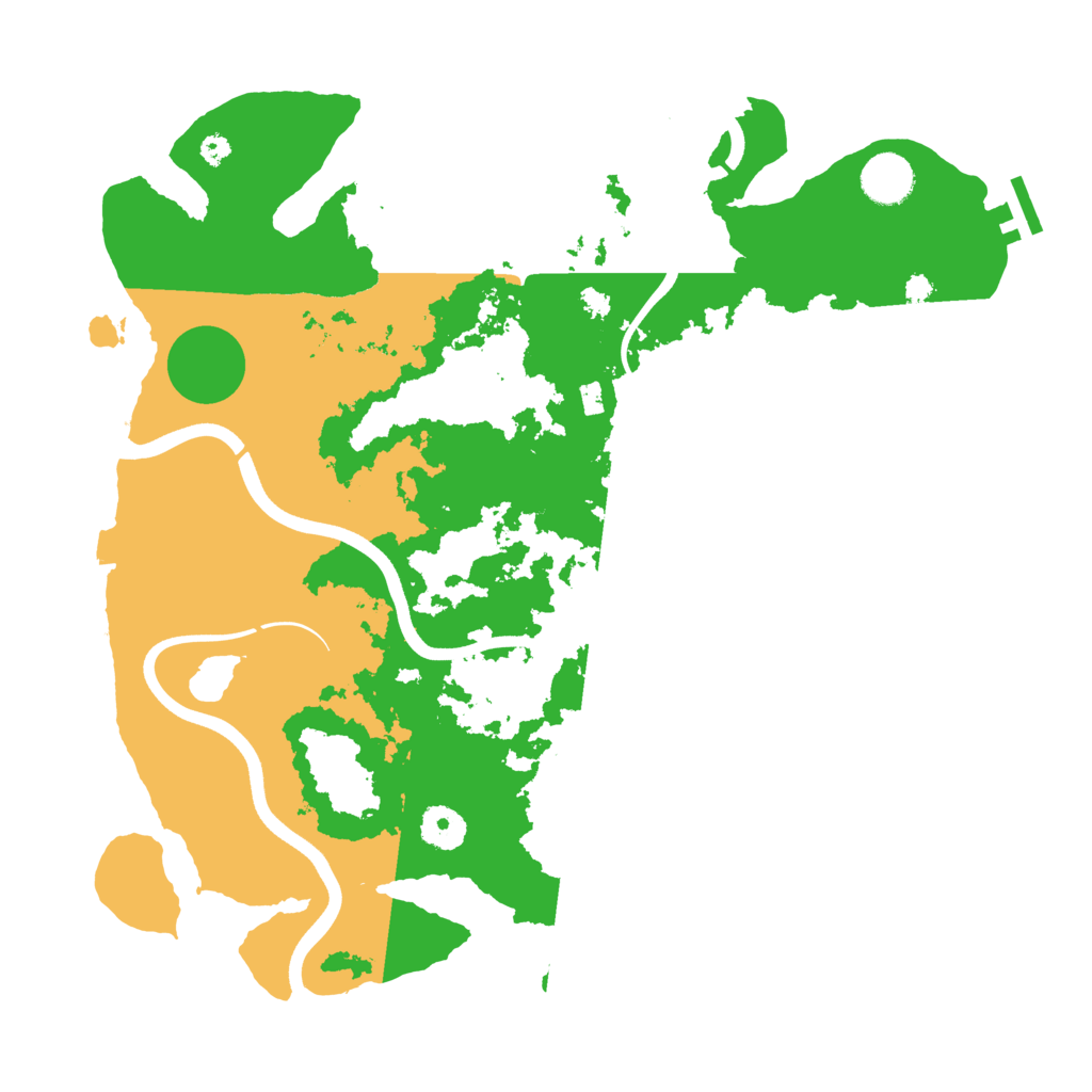 Biome Rust Map: Procedural Map, Size: 3700, Seed: 2013687847