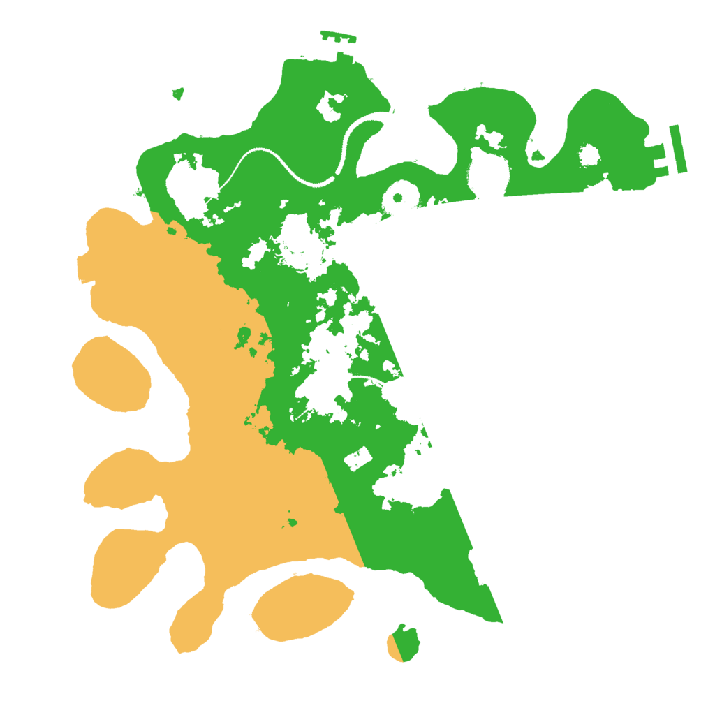 Biome Rust Map: Procedural Map, Size: 3000, Seed: 1252088364