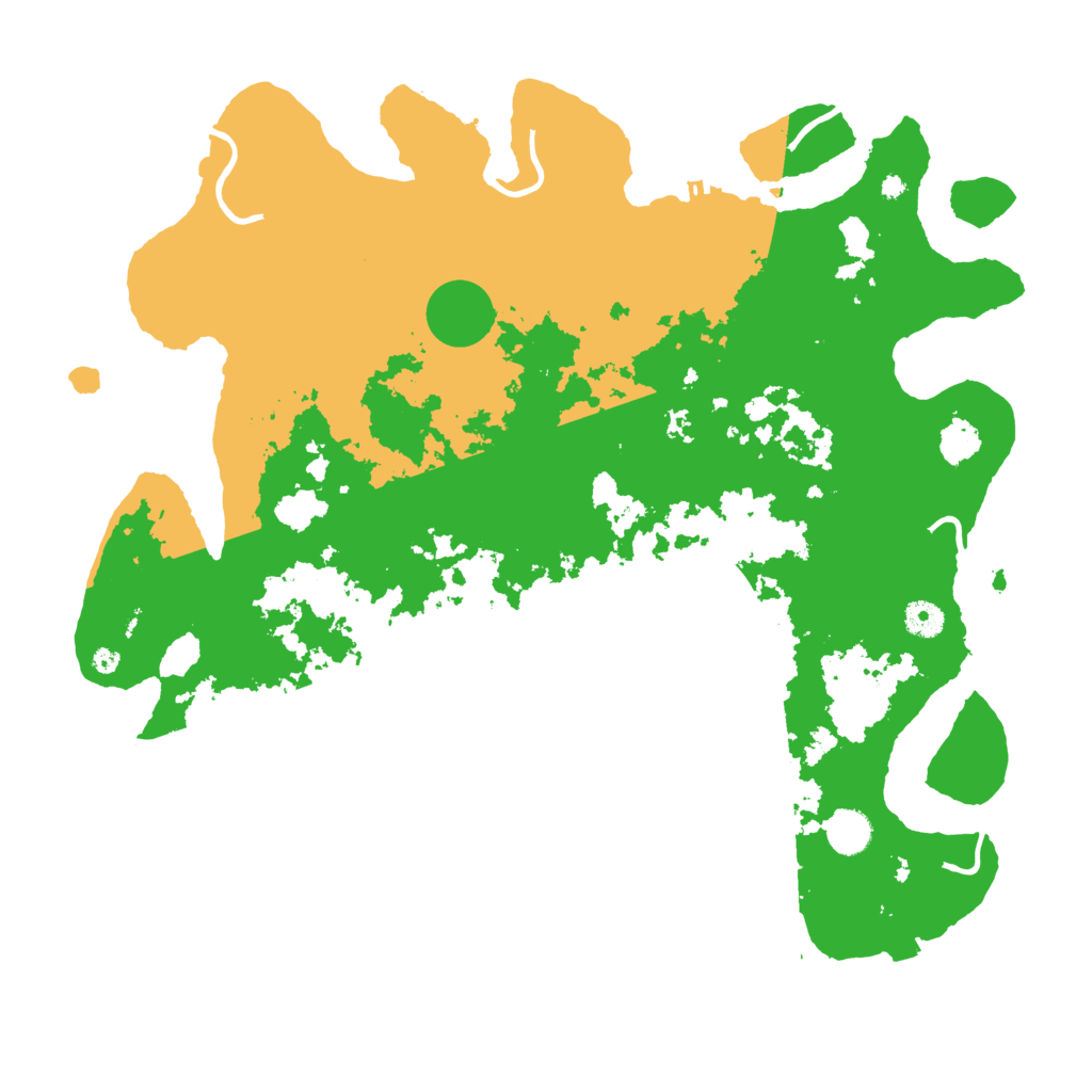 Biome Rust Map: Procedural Map, Size: 4300, Seed: 26433478