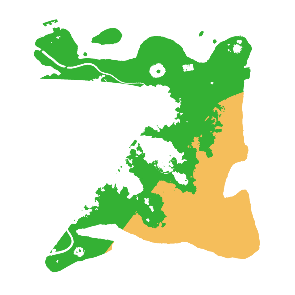 Biome Rust Map: Procedural Map, Size: 3000, Seed: 14124