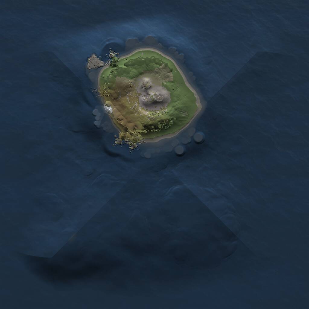 Rust Map: Procedural Map, Size: 1000, Seed: 1194949655, 1 Monuments