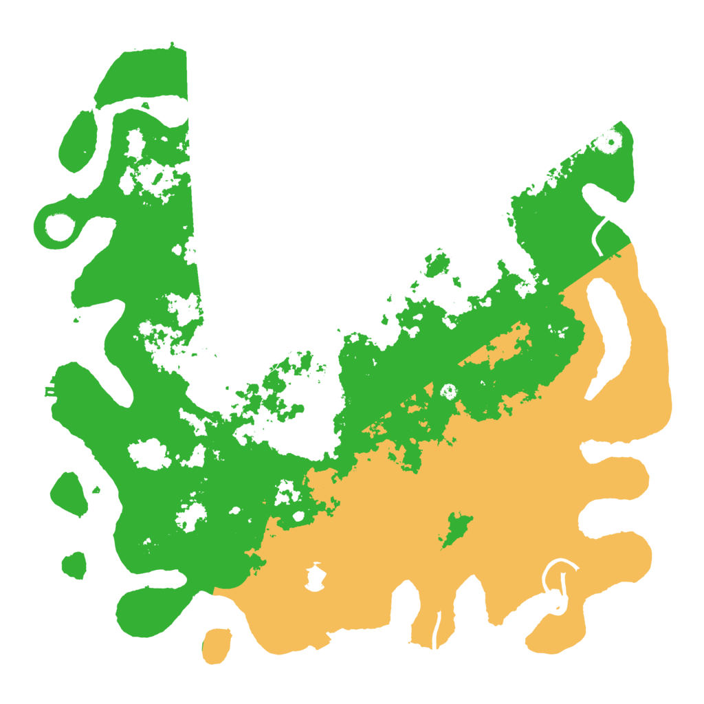Biome Rust Map: Procedural Map, Size: 4500, Seed: 910422