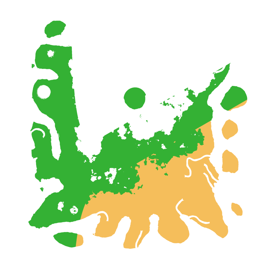 Biome Rust Map: Procedural Map, Size: 3500, Seed: 267357497