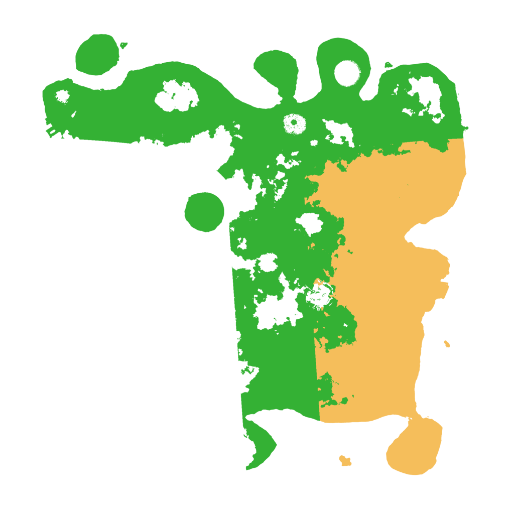 Biome Rust Map: Procedural Map, Size: 3550, Seed: 70242445