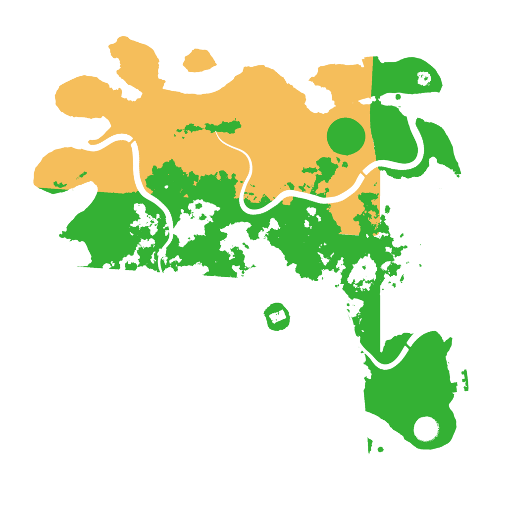 Biome Rust Map: Procedural Map, Size: 3600, Seed: 35076620
