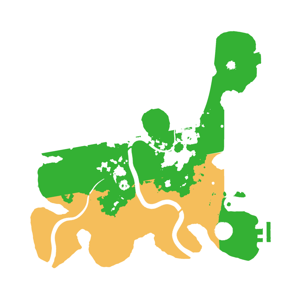 Biome Rust Map: Procedural Map, Size: 3000, Seed: 1255212476