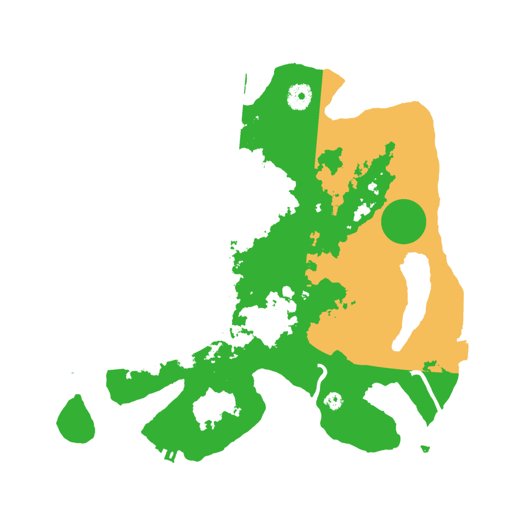 Biome Rust Map: Procedural Map, Size: 3000, Seed: 9813