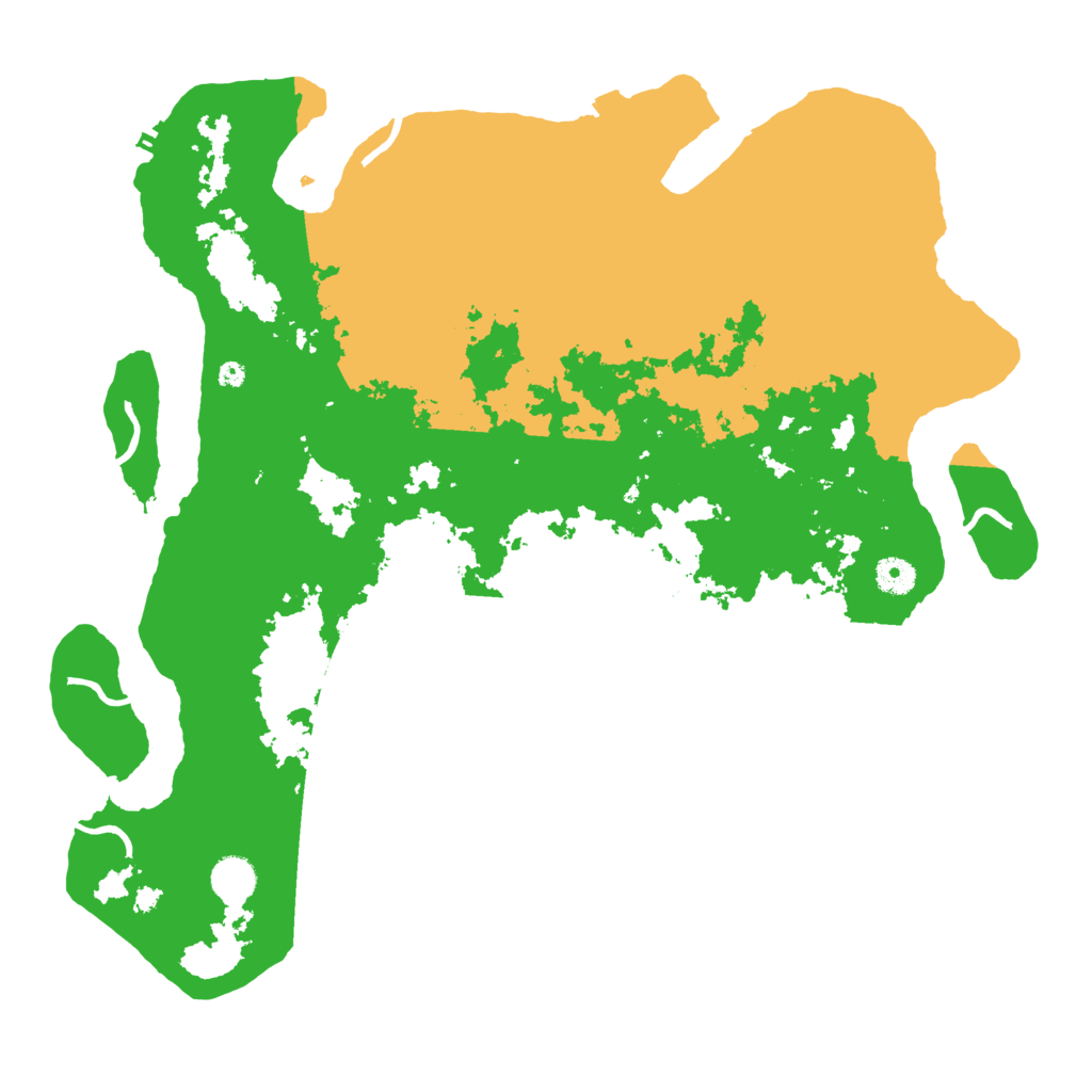 Biome Rust Map: Procedural Map, Size: 4250, Seed: 51877501