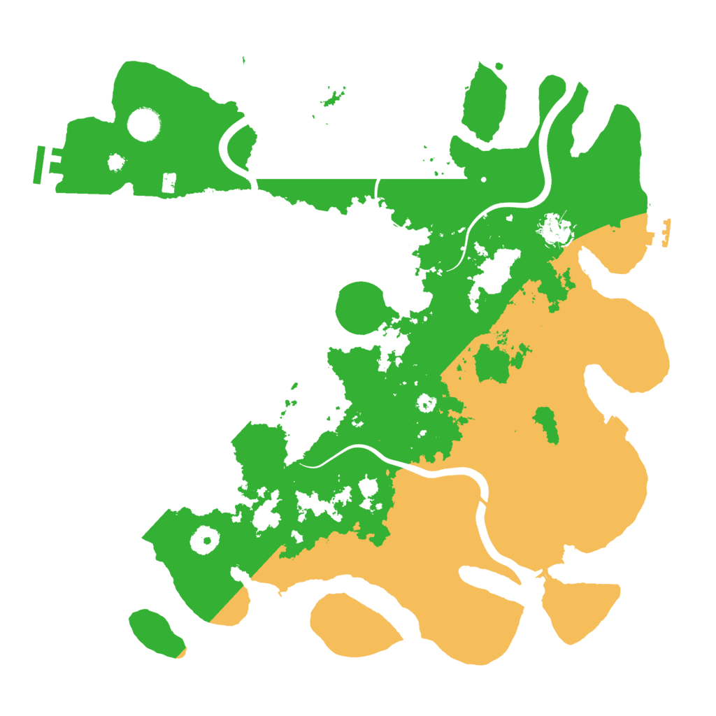 Biome Rust Map: Procedural Map, Size: 3800, Seed: 83662604