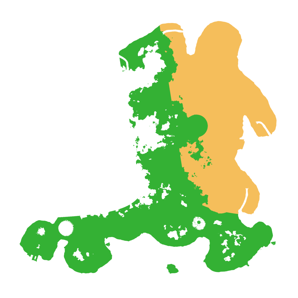 Biome Rust Map: Procedural Map, Size: 3500, Seed: 1992869542