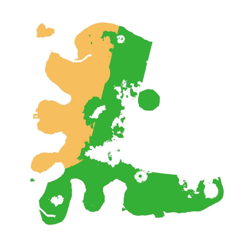 Biome Rust Map: Procedural Map, Size: 3000, Seed: 1241214