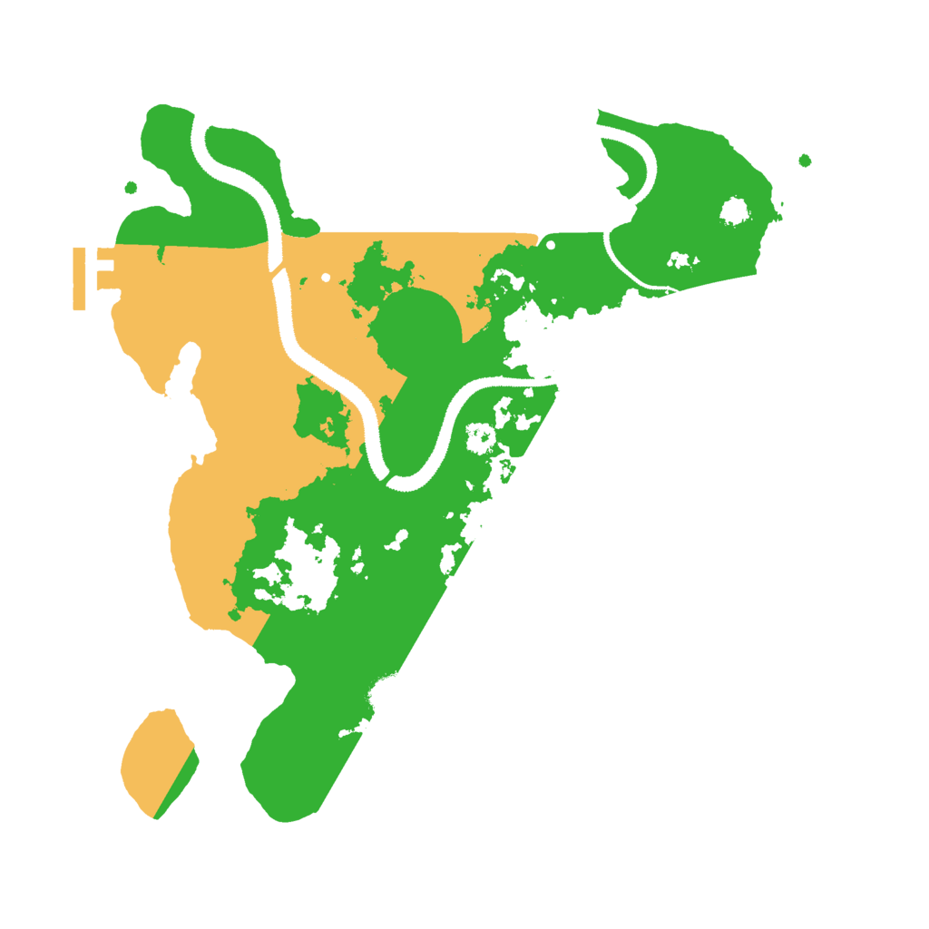 Biome Rust Map: Procedural Map, Size: 3000, Seed: 2788