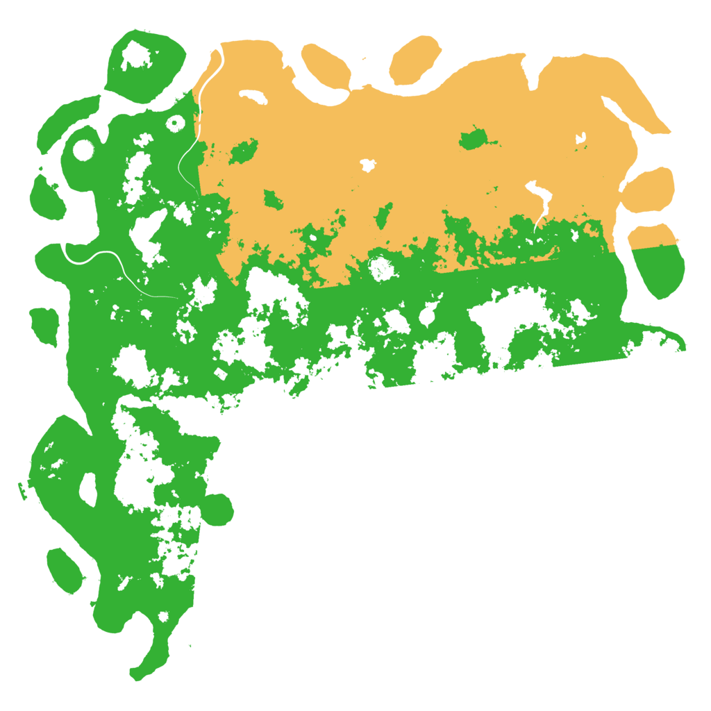 Biome Rust Map: Procedural Map, Size: 6000, Seed: 155188226