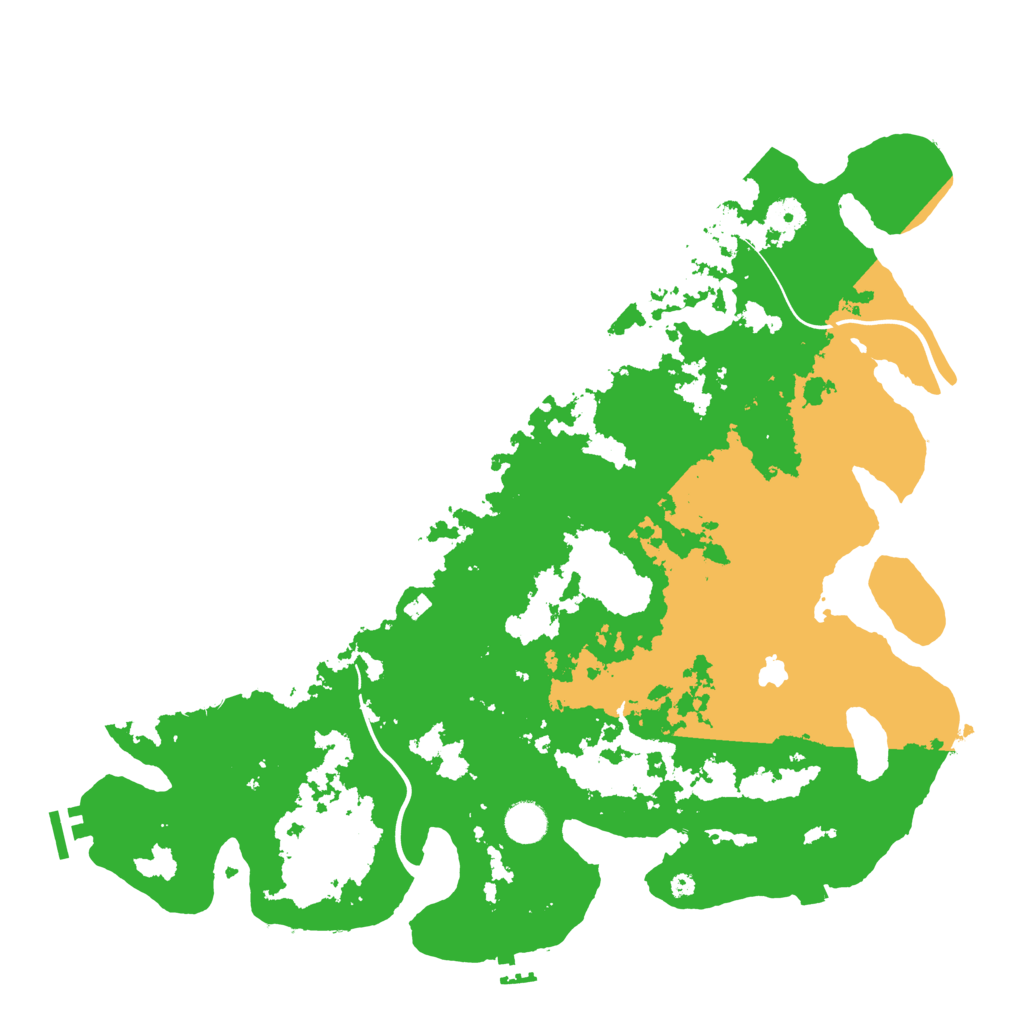 Biome Rust Map: Procedural Map, Size: 4250, Seed: 69031588