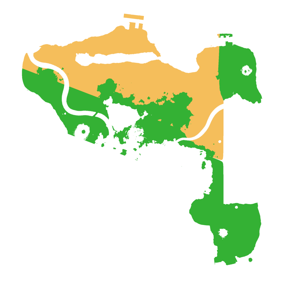 Biome Rust Map: Procedural Map, Size: 3000, Seed: 22539