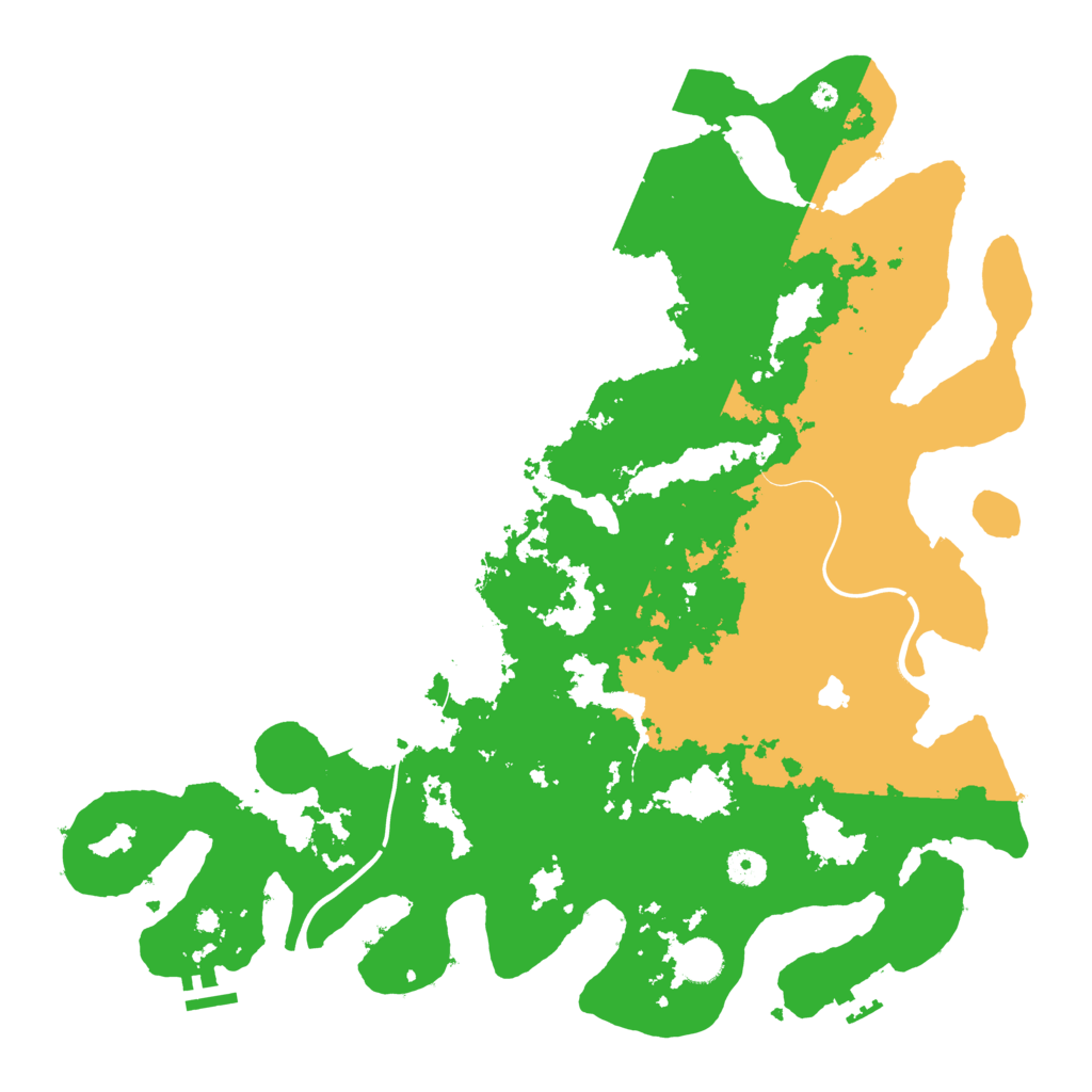 Biome Rust Map: Procedural Map, Size: 4250, Seed: 387589863