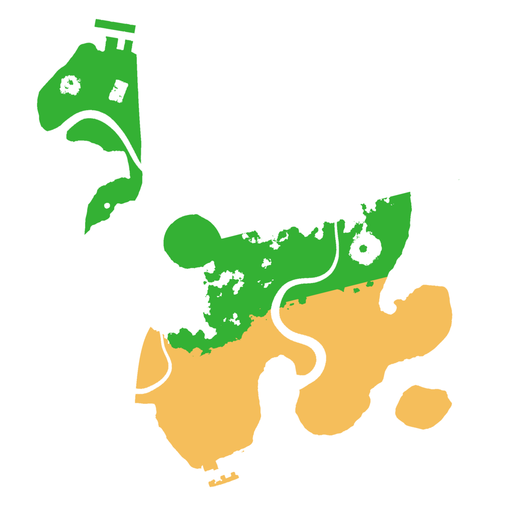 Biome Rust Map: Procedural Map, Size: 2560, Seed: 1