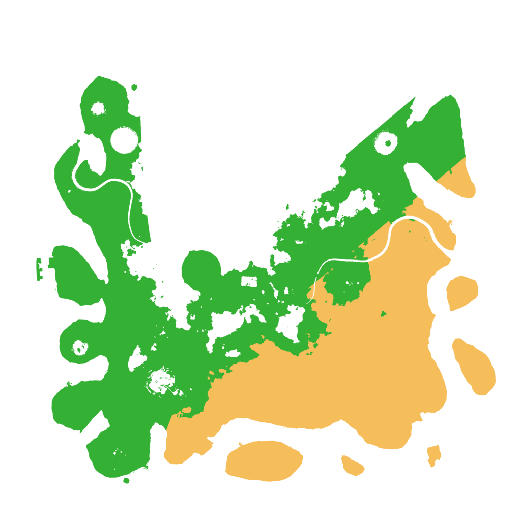Biome Rust Map: Procedural Map, Size: 3500, Seed: 1771391111