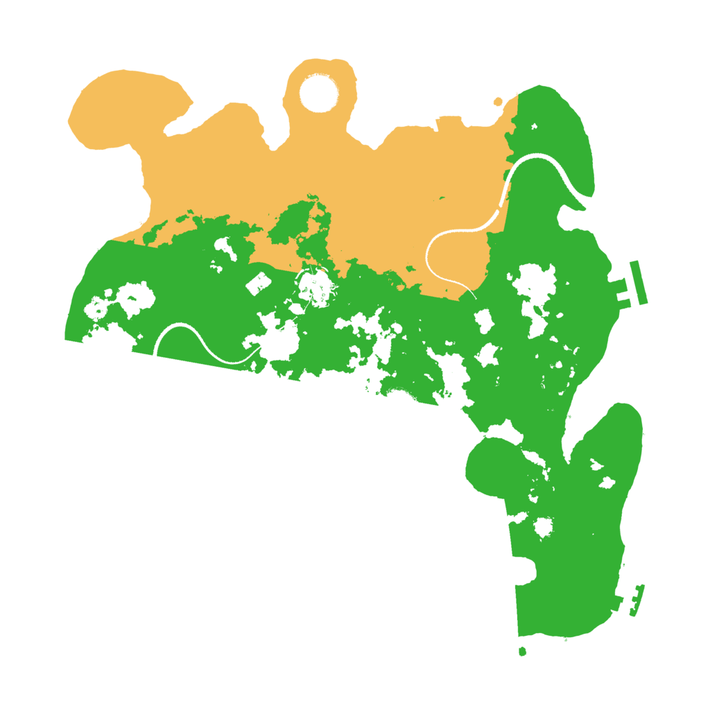 Biome Rust Map: Procedural Map, Size: 3250, Seed: 50503