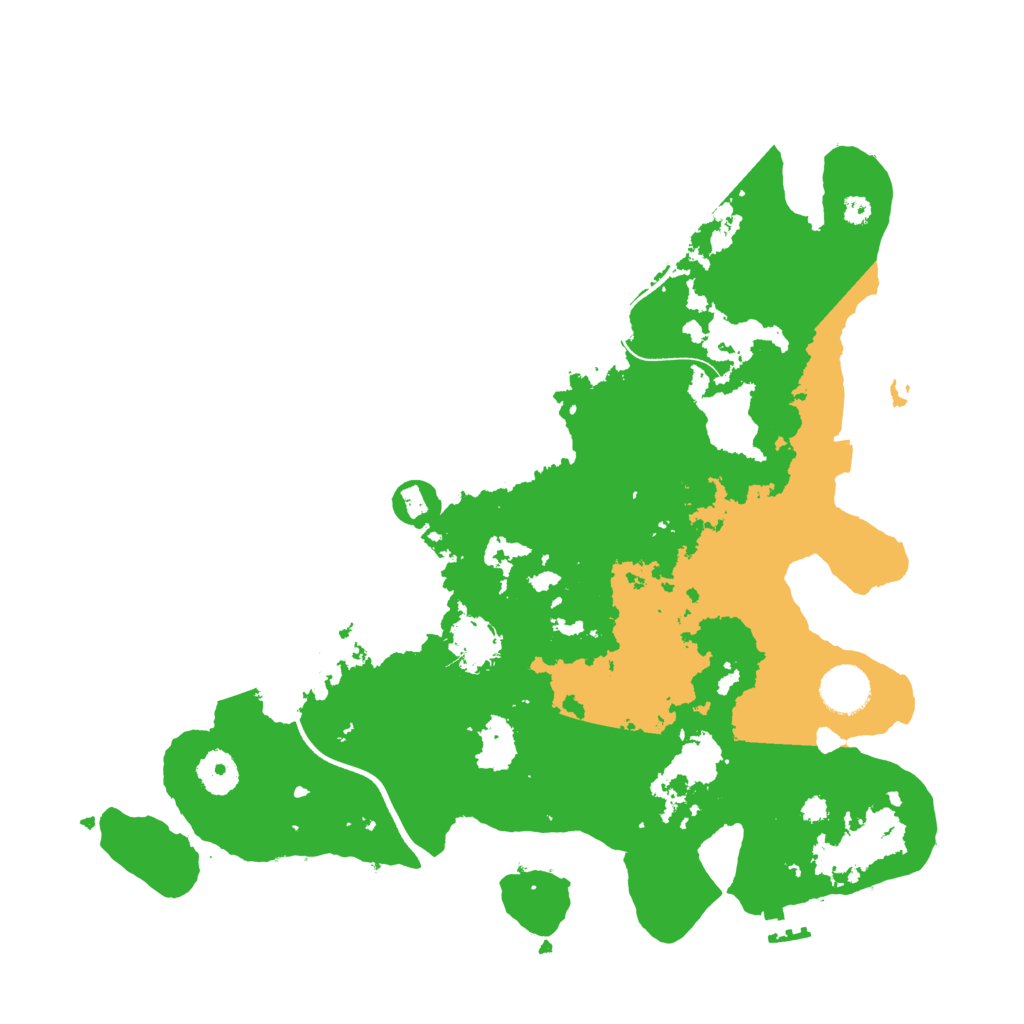 Biome Rust Map: Procedural Map, Size: 3650, Seed: 28569093