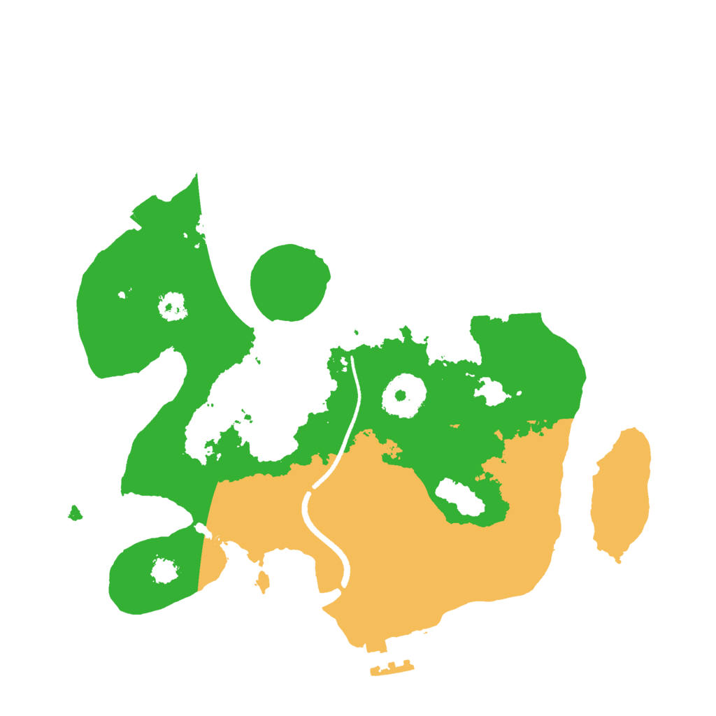 Biome Rust Map: Procedural Map, Size: 2500, Seed: 7424732