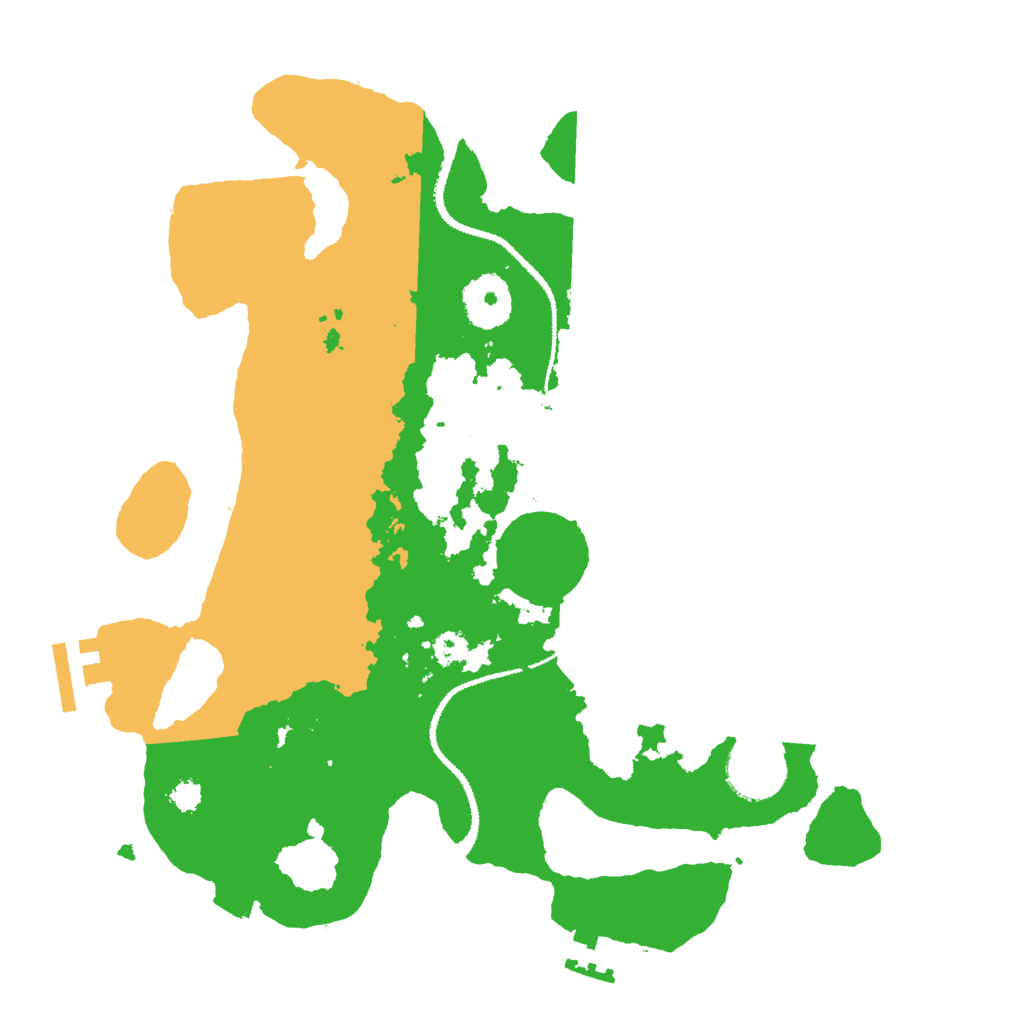 Biome Rust Map: Procedural Map, Size: 3000, Seed: 84927