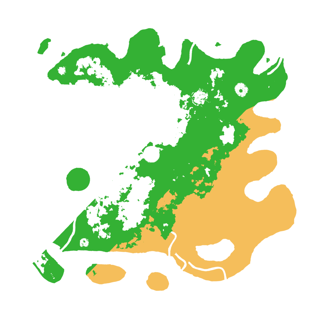 Biome Rust Map: Procedural Map, Size: 3600, Seed: 22111