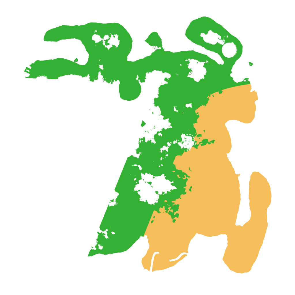 Biome Rust Map: Procedural Map, Size: 3500, Seed: 1553125850