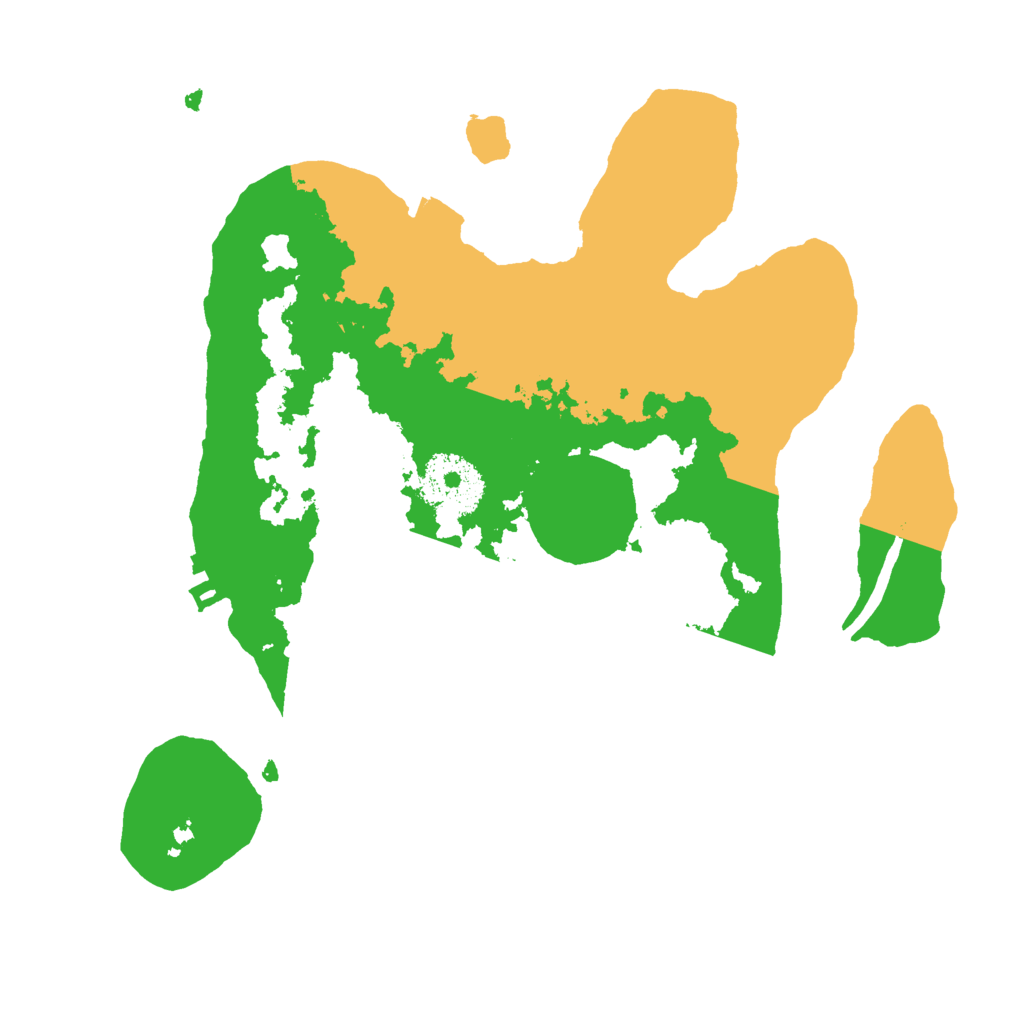 Biome Rust Map: Procedural Map, Size: 2500, Seed: 583106802