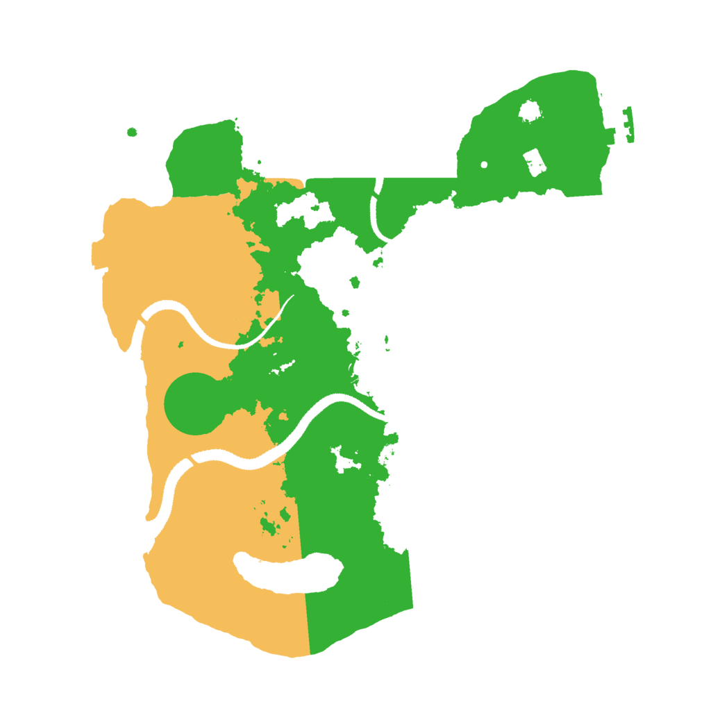 Biome Rust Map: Procedural Map, Size: 3000, Seed: 89550