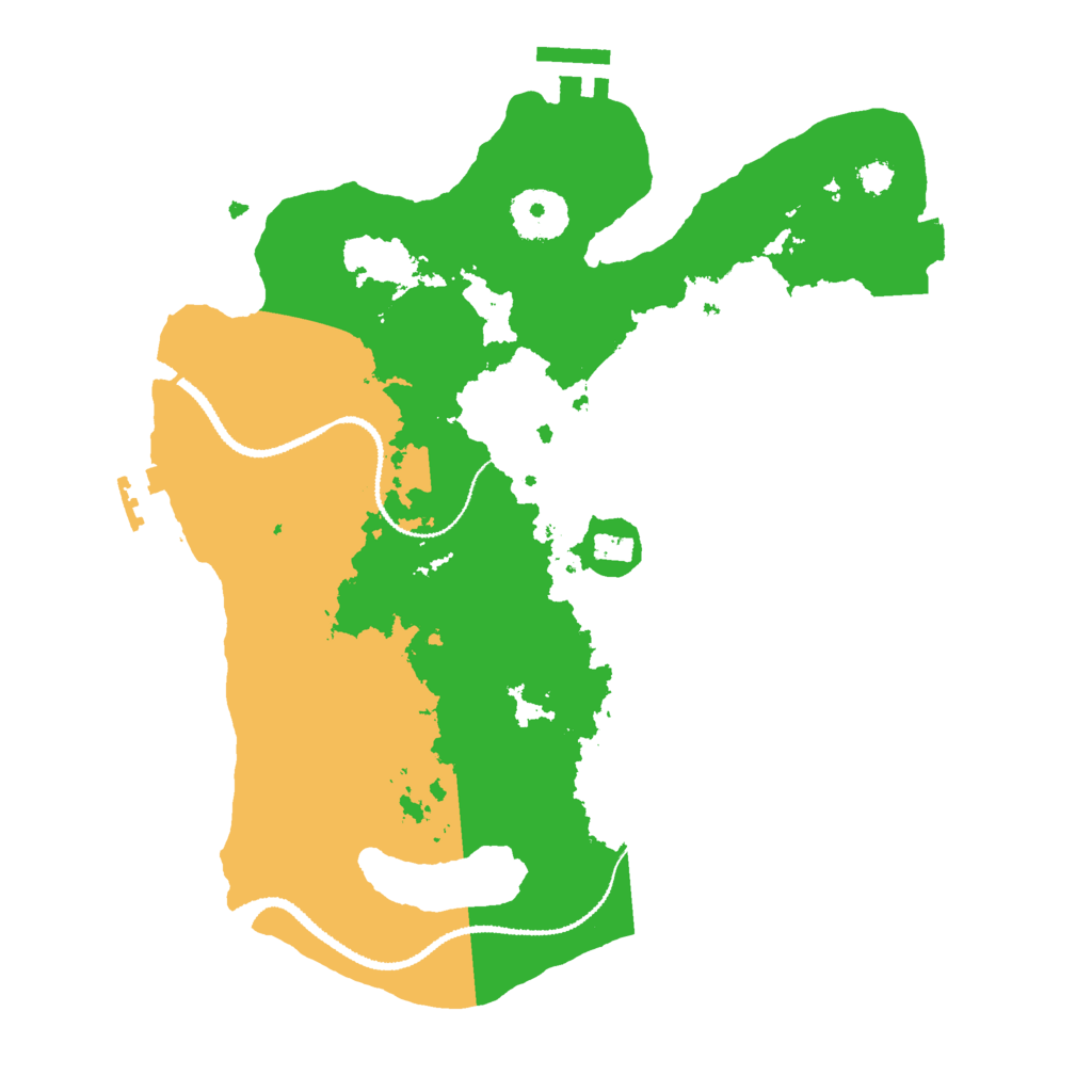 Biome Rust Map: Procedural Map, Size: 3000, Seed: 89550
