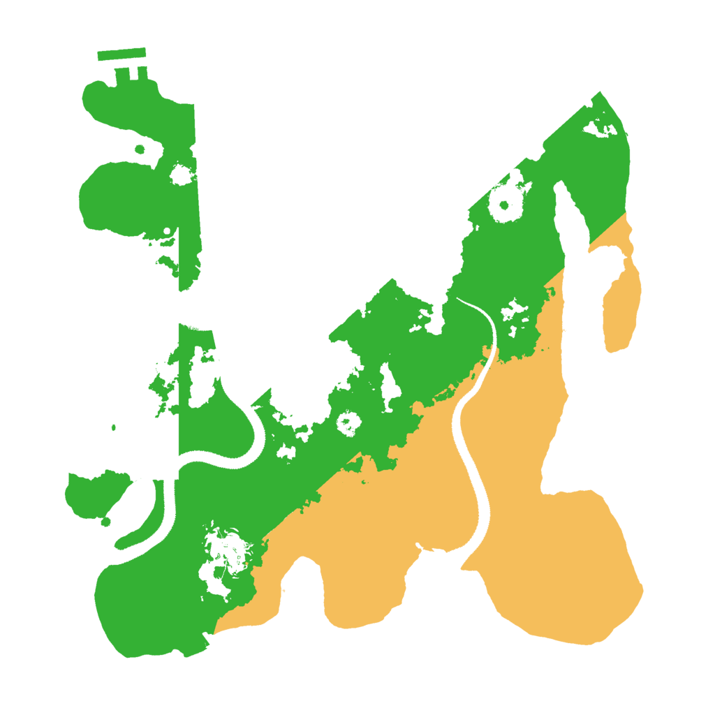 Biome Rust Map: Procedural Map, Size: 3000, Seed: 333902210