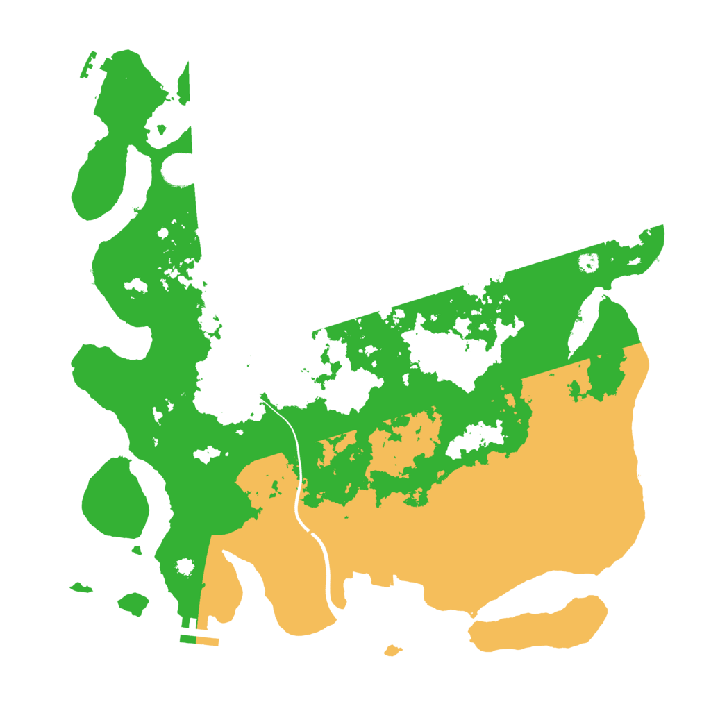 Biome Rust Map: Procedural Map, Size: 3700, Seed: 1107581059