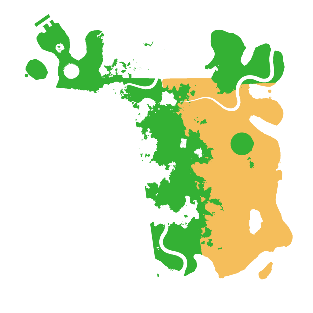 Biome Rust Map: Procedural Map, Size: 3650, Seed: 33469716
