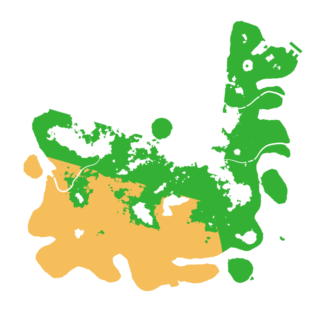 Biome Rust Map: Procedural Map, Size: 4250, Seed: 1991233864