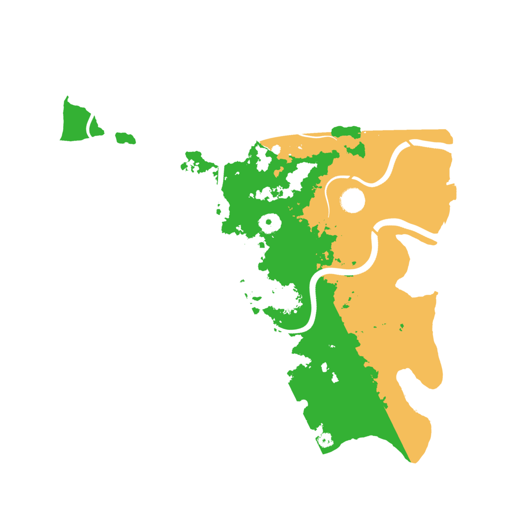Biome Rust Map: Procedural Map, Size: 3600, Seed: 787211489