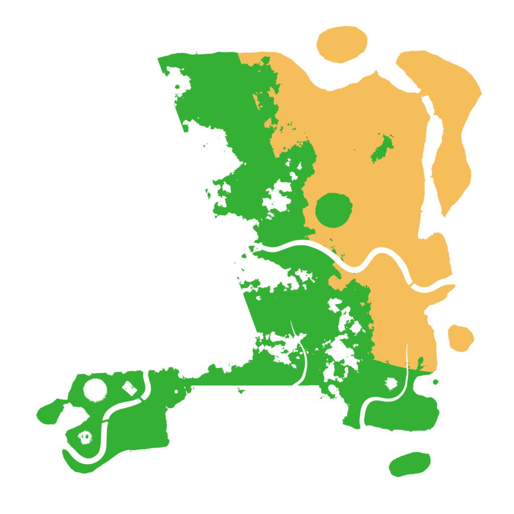 Biome Rust Map: Procedural Map, Size: 3900, Seed: 34945051