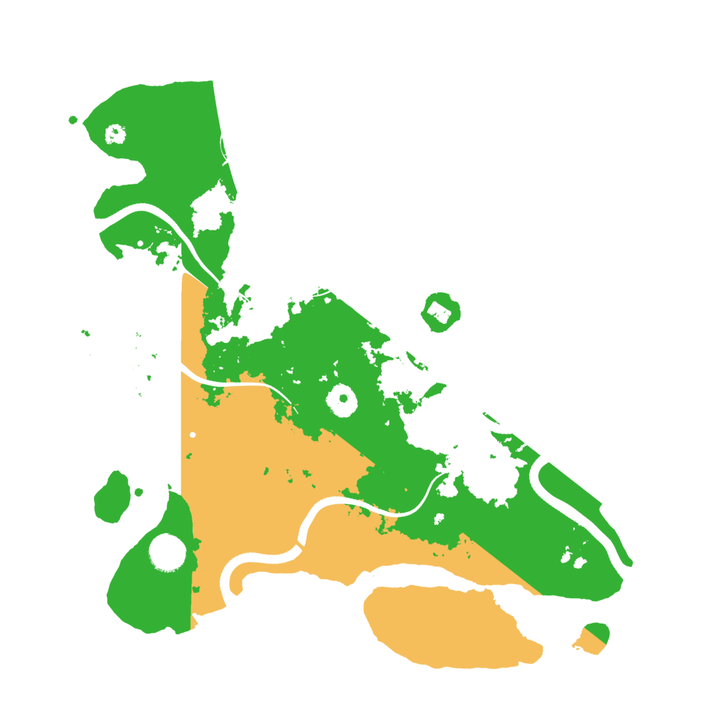 Biome Rust Map: Procedural Map, Size: 3500, Seed: 976238337
