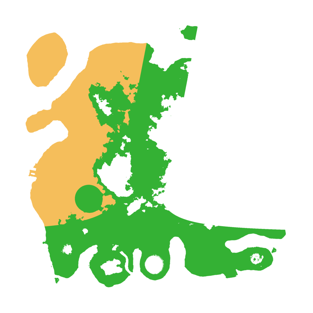 Biome Rust Map: Procedural Map, Size: 3000, Seed: 7487