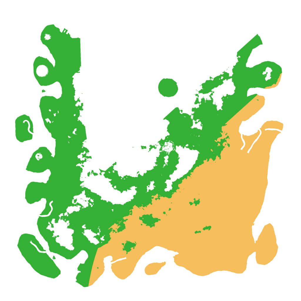 Biome Rust Map: Procedural Map, Size: 4500, Seed: 2023110201