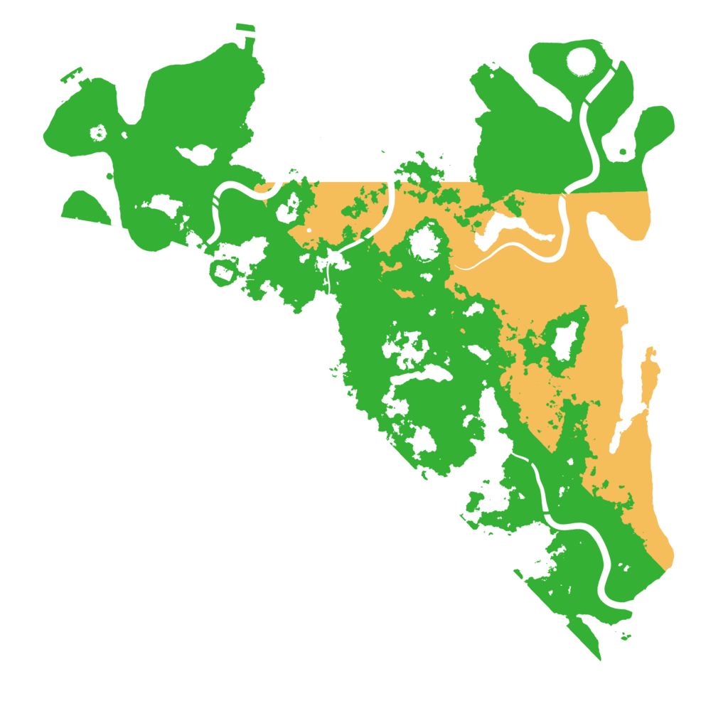 Biome Rust Map: Procedural Map, Size: 4500, Seed: 106797755