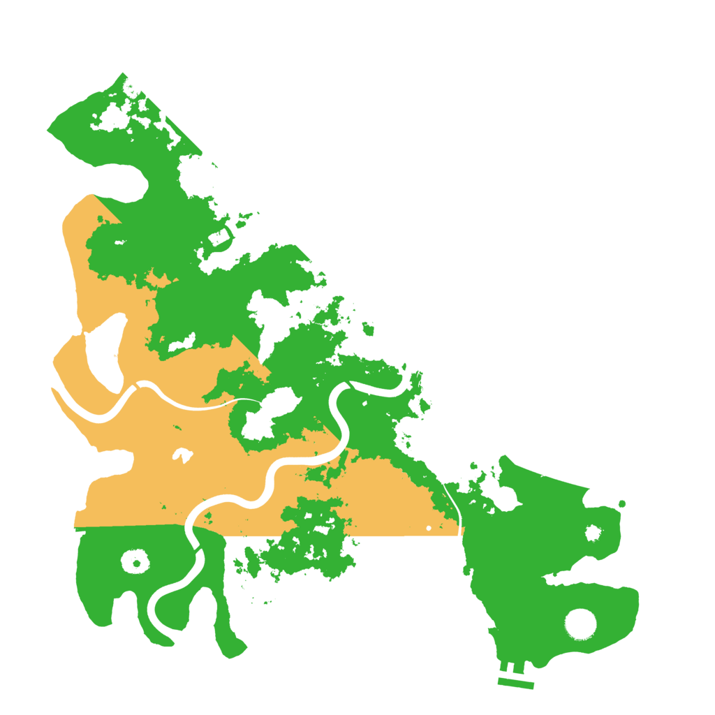Biome Rust Map: Procedural Map, Size: 4000, Seed: 156066843
