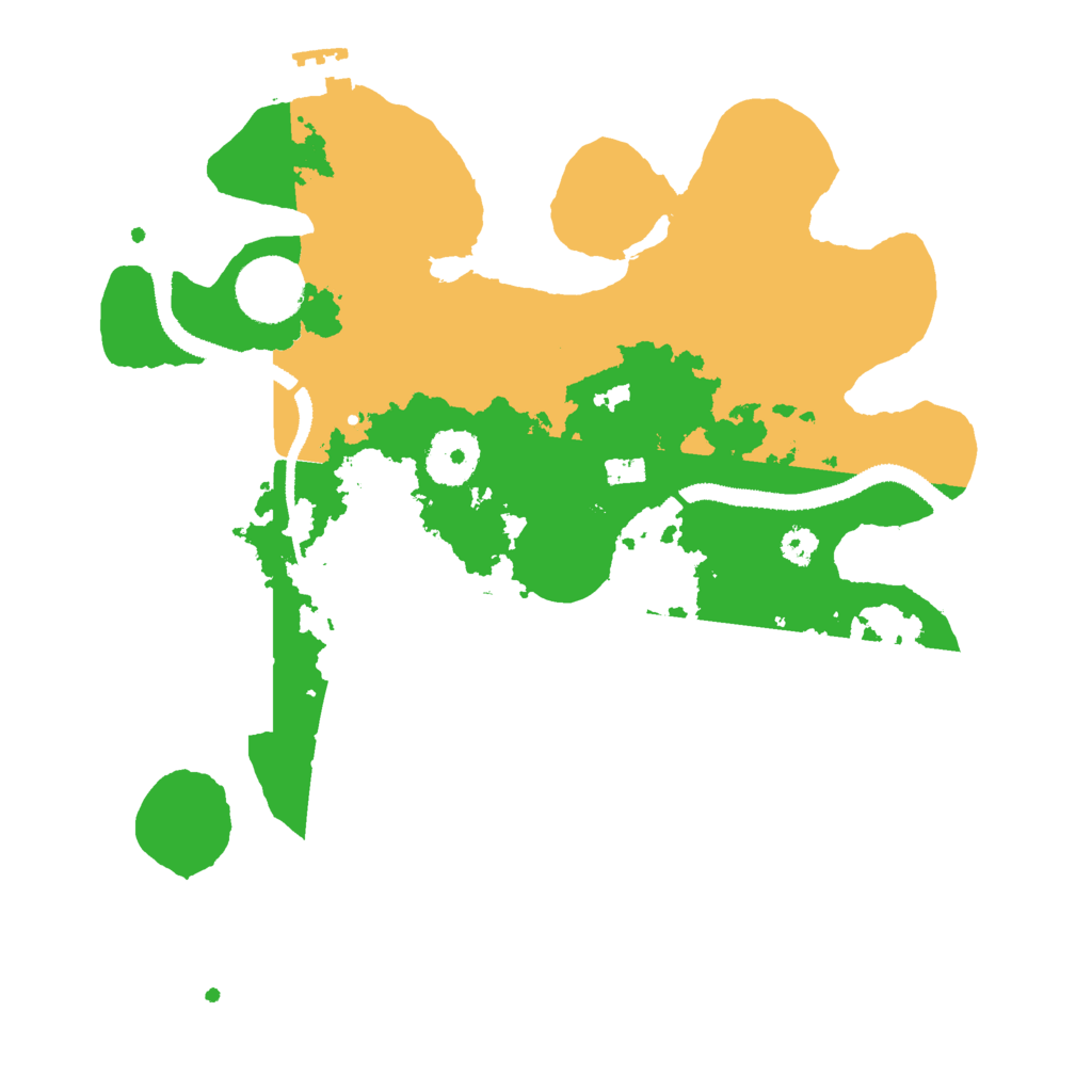 Biome Rust Map: Procedural Map, Size: 3000, Seed: 12466