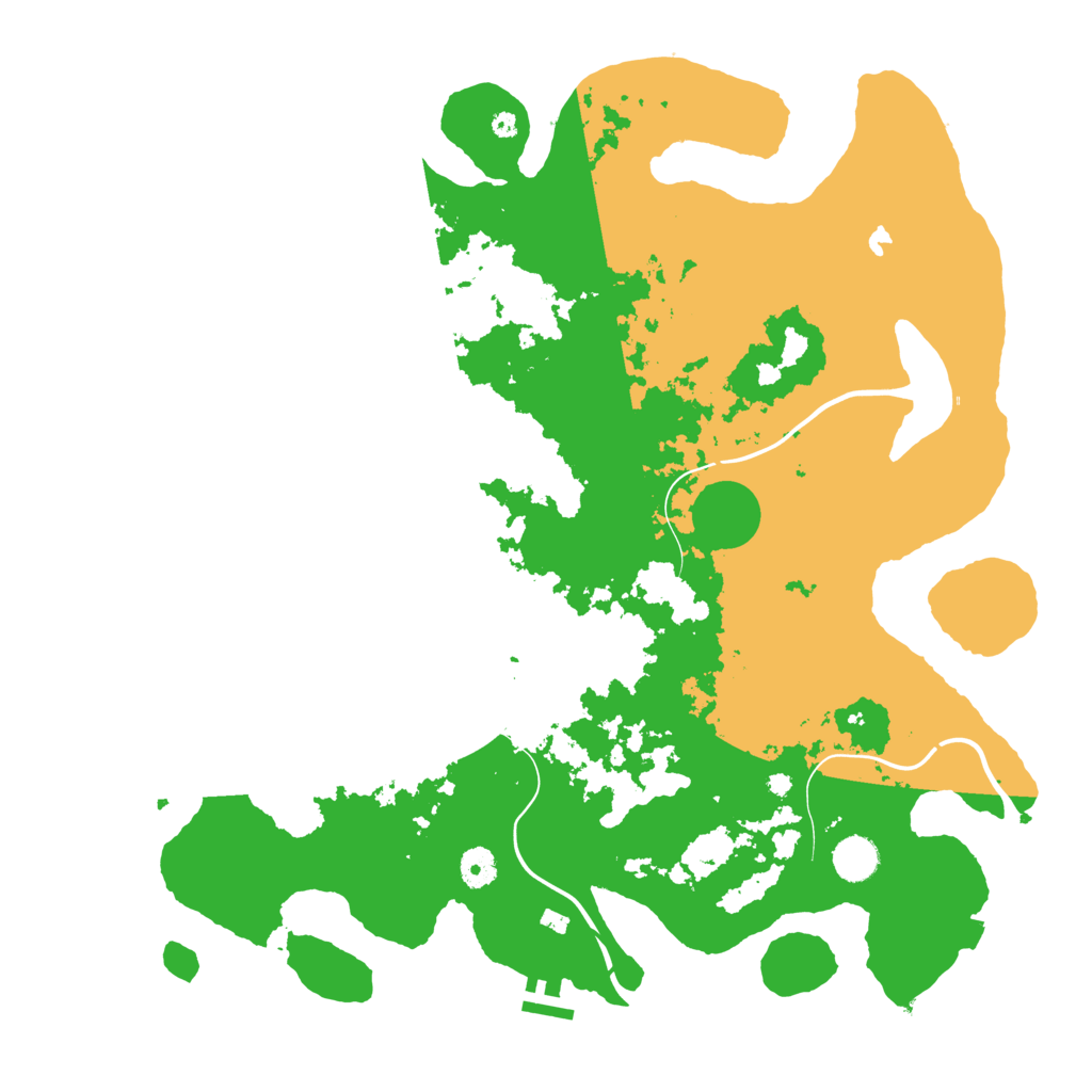 Biome Rust Map: Procedural Map, Size: 4250, Seed: 258147