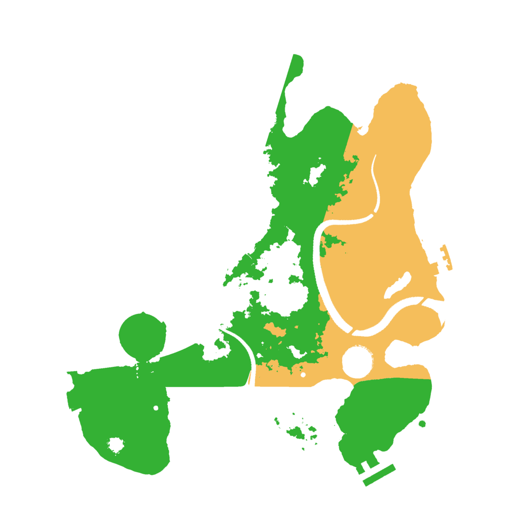 Biome Rust Map: Procedural Map, Size: 3000, Seed: 6237266