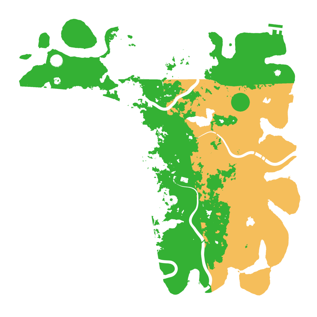 Biome Rust Map: Procedural Map, Size: 4500, Seed: 747637885