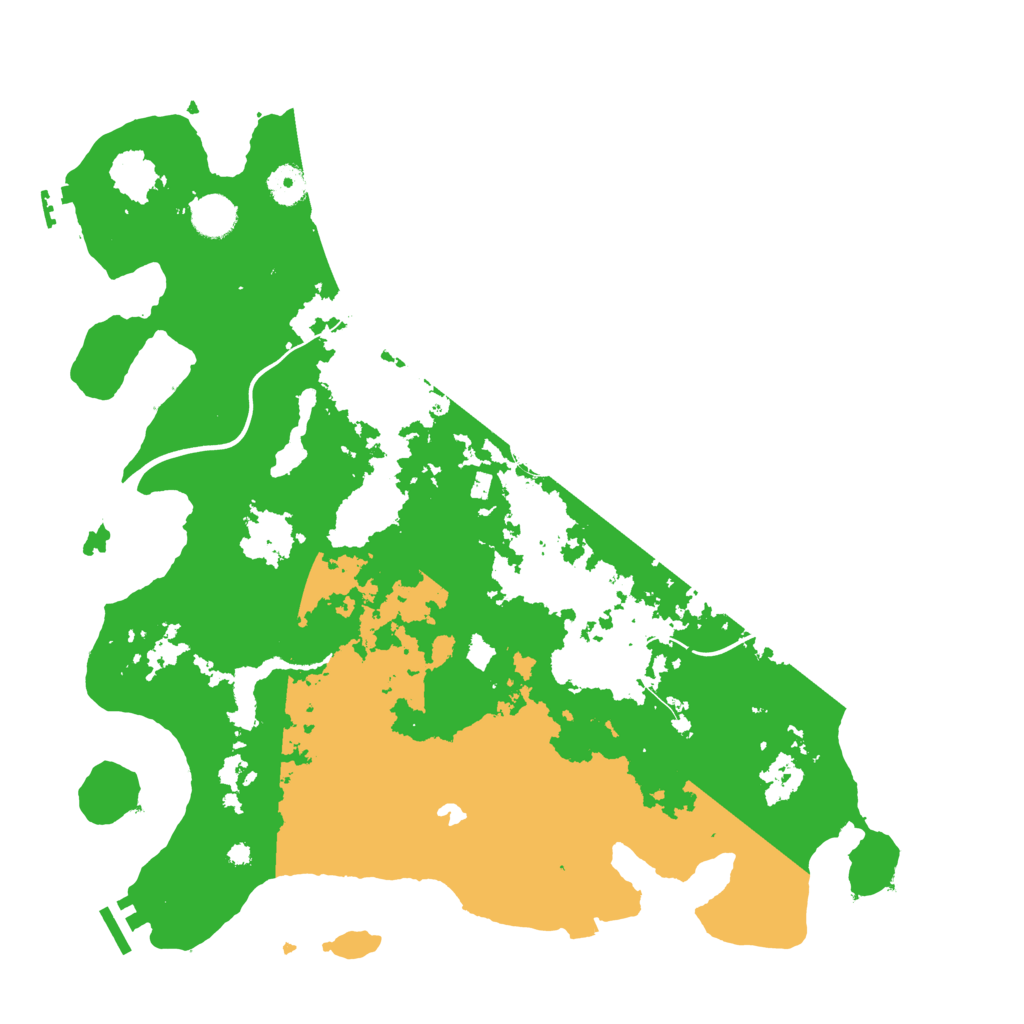 Biome Rust Map: Procedural Map, Size: 4100, Seed: 28203833