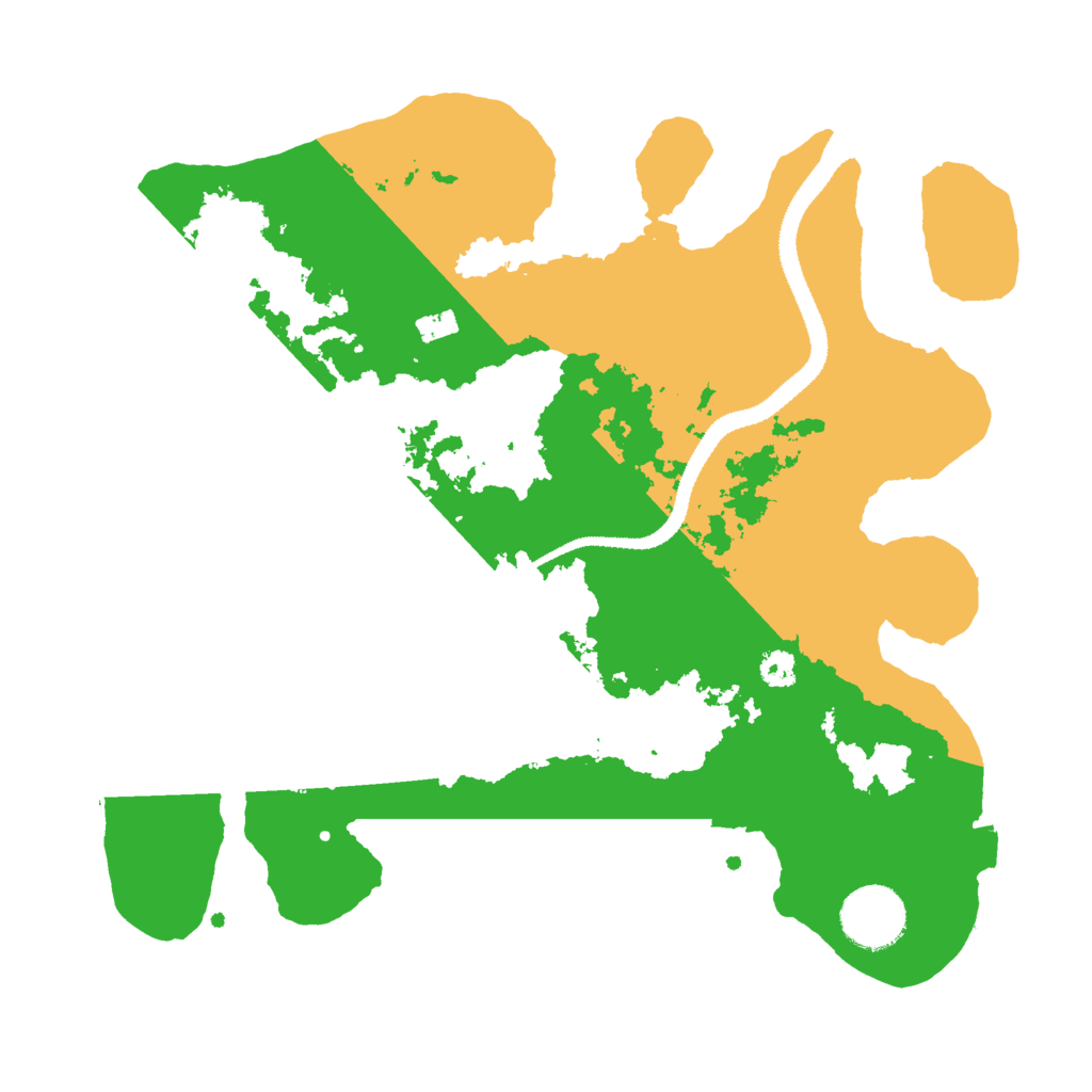 Biome Rust Map: Procedural Map, Size: 3000, Seed: 430538111