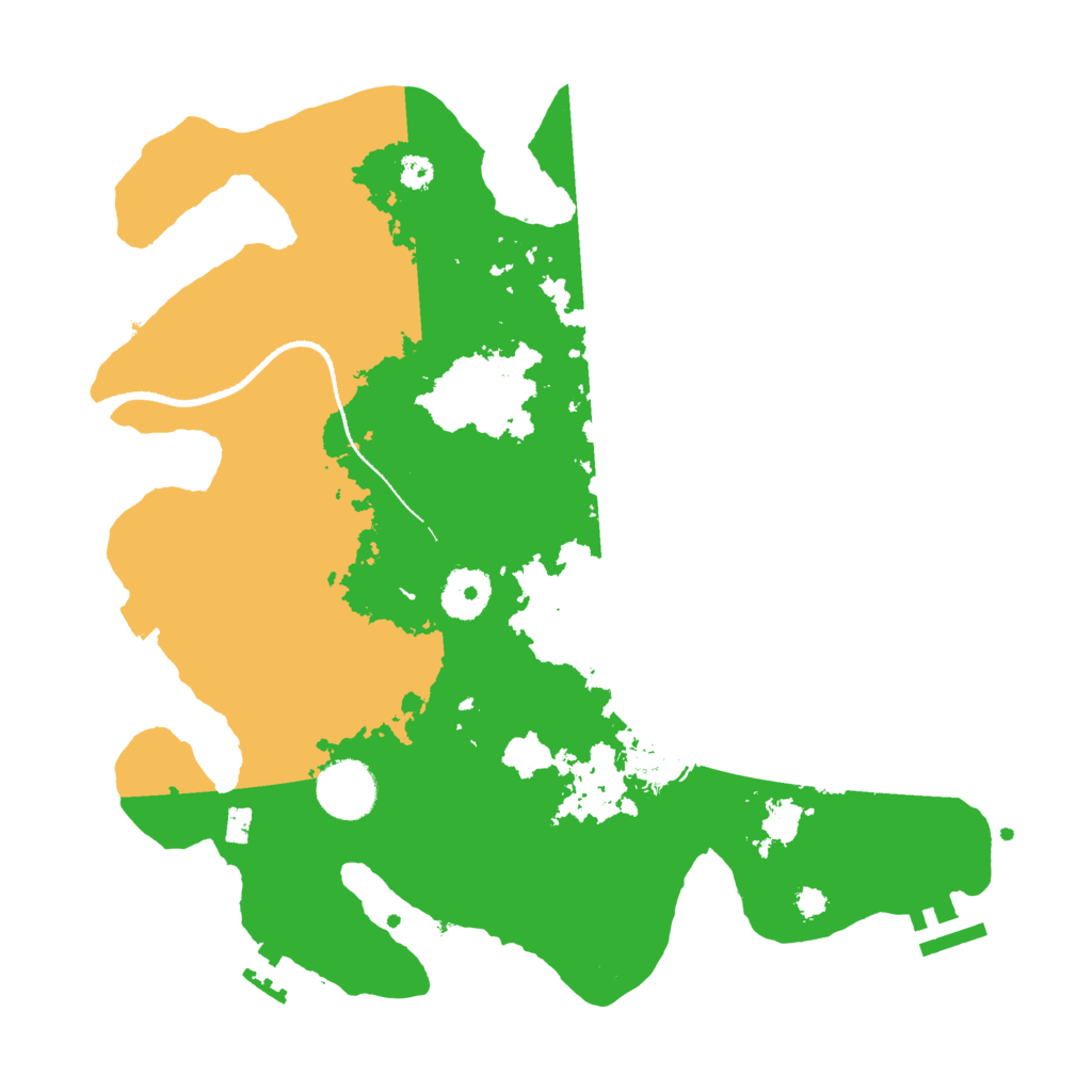 Biome Rust Map: Procedural Map, Size: 3250, Seed: 1129274085